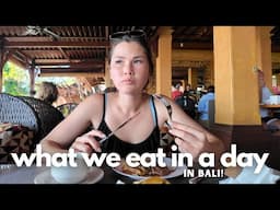 WHAT WE EAT IN A DAY || HONEYMOON ON BALI!!