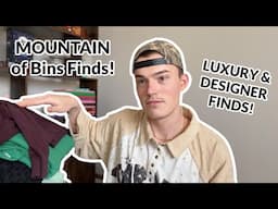 AMAZING Goodwill Bins Thrift Haul to Resell on eBay & Poshmark! Luxury + Designer Finds!