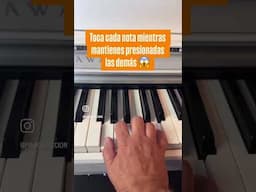🎹¡Truco simple para mejorar la independencia de los dedos! #piano #pianotips
