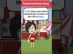 Lisa goes Tomorrowland 2025 #TomorrowlandWithYouTube #shorts