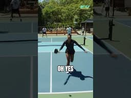 Melli Monaco gets picked on by Nick Young #pickleball