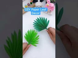 Try this Super Easy Home Decor leaf from Paper #diy #craft #shorts #decor  #trendingshorts