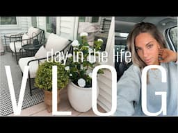 DITL VLOG | Amazon Unboxing, Patio Decor, SOJOS Eyewear Try On & Pilates GRWM