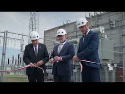 Az MVM ÉMÁSZ felújított jászberényi alállomásának átadása
