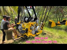 Lấy 50 Triệu Mua Sắt Phế Liệu, Anh Trai Tự Chế Xe Xáng Cạp Đất Chạy Bằng Điện Mặt Trời