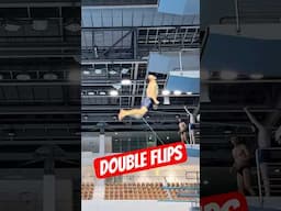 DOUBLE FLIPS 🤙💦 #parkour