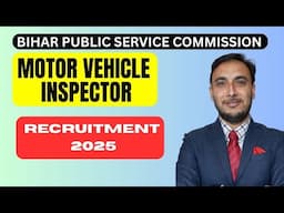 BPSC Motor Vehicle Inspector Recruitment