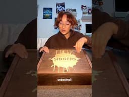 SINNERS MOVIE UNBOXING!! — thank you @WarnerBros #sinnersmovie #movies #films