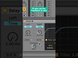 Use #abletonlive 's Delay to enhance your stereo width ✨ Learn more in the full video 📺