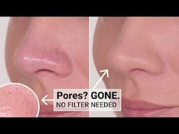 No Filter Needed: How to Hide Pores in Seconds (Makeup Artist Tip!)