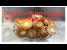 Cavacas with lemon glaze