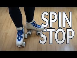 Beginner Roller Skating Stop: Learn the Spin Stop