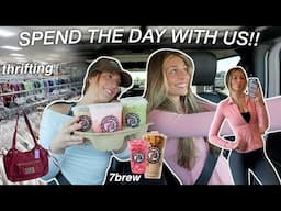 GIRLS DAY!! (thrift with us and try 7brew for the first time)
