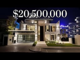 Touring a $20,500,000 Luxury Villa in a BILLION Dollar Neighbourhood - Dubai, Palm Jumeirah