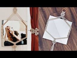 DIY: Tutorial Macrame Mirror
