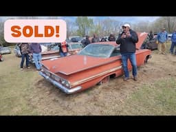 Auction Action: Classic Impalas, Honda Motorcycle, Tractors & more! Kansas Relics SOLD!