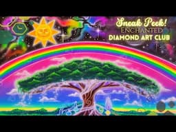 SNEAK PEEK! 🌞🌙🌳"Enchanted" by Becca Tindol at Diamond Art Club 🌳🌙🌞