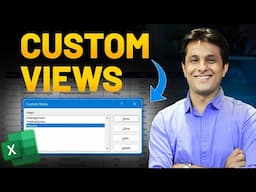 9.3 How to Use Custom Views in Excel | Hide & Show Data Smartly