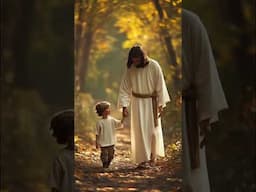 Jesus Walks With His New Friend 👦