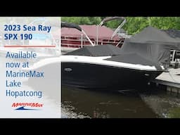 2023 Sea Ray SPX 190 for sale at MarineMax Lake Hopatcong, NJ
