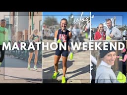 Marathon *vlog* | Race Day Weekend in Wilmington 🏃‍♀️