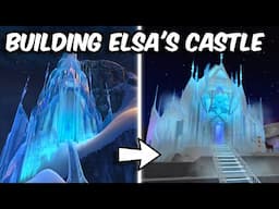 BUILDING ELSA'S CASTLE FROM FROZEN in BLOXBURG