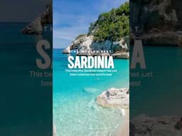 The Hottest Island to Visit This Summer - Sardinia 🇮🇹 #sardegna #italy #shorts #sardinia