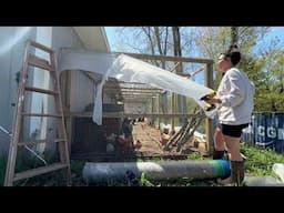 Prepping The Chicken Run For Summer