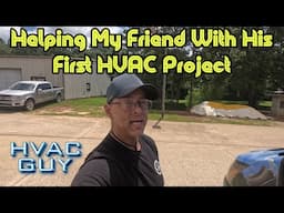 Helping A Buddy Of Mine With A Mini Split Style System! #hvacguy #hvaclife