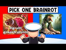 Pick the BETTER ITALIAN BRAINROT in ROBLOX!?