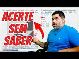 🔥 Como ACERTAR QUESTÕES DE MATEMÁTICA SEM SABER A MATÉRIA? Como CARTEAR EM MATEMÁTICA no ENEM 2025?