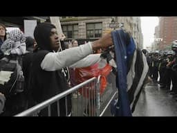 Cashes, Smoke Bomb and ARRESTS outside NYC Federal Plaza ICE building