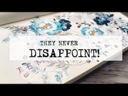 Washi tape unboxing || 2 very different art journal pages