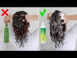 Wash Day Mistakes That Kill Your Wave & Curl Pattern 🚫 How to Properly Wash Wavy Curls