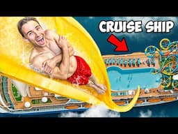 I Tested the Worlds Tallest Cruise Ship Waterslide!