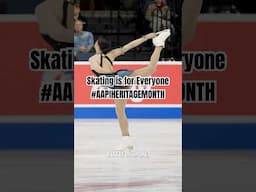 Skating is for EVERYONE! 🙌⛸️ #shorts #figureskating #winterolympics #aapiheritagemonth