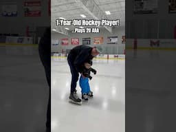 1-Year-Old Hockey Player! Edge-Work Before Micro-Mini-Mite-Minor (2U) AAA Tryouts