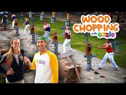 Wood Chopping Fun for Kids | Learn About Axes, Saws & Timber Sports