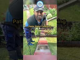 Patio slabs pressure washing vs magical transformation 😍😍😍🔥