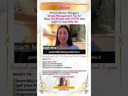 Manage Stress Like a Pro with This PCOS Mentor Tip!