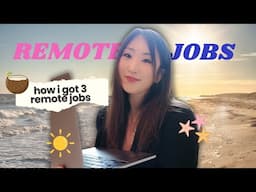 How I Got Remote Jobs (3 times!) - Here's EXACTLY what I did