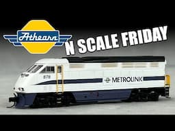 Athearn EMD F59PHI Metrolink N Scale Friday