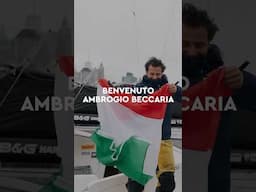 Ambrogio Beccaria Takes on The Ocean Race Europe 2025! 🇮🇹 #shorts