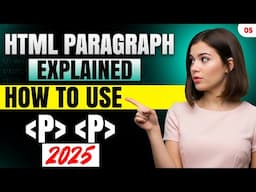 HTML Paragraph Tag Explained for Beginners | Learn How and When to Use the p Tag in #htmltutorial