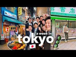 TOKYO VLOG 🇯🇵 WILD night out with locals!🍺 food spots 🍡 kitchenware shopping, book neighborhood 📚