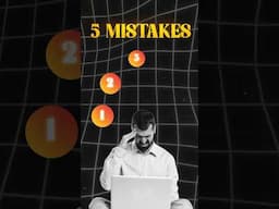 Avoid these 5 common mistakes while learning #aftereffects