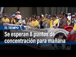 Día del Trabajo: cierres viales y programación de la movilización en Bogotá. | El Tiempo