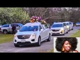 FUNERAL: Angie Stone's prestigious limousines funeral procession !!!! RIP (1961 - 2025)🙏🙏🙏