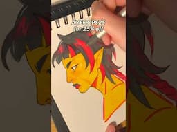 trying out copic! #art #drawing