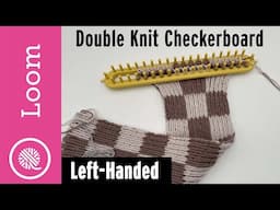 Double Knit Checkerboard (Reversible) | LEFT HANDED